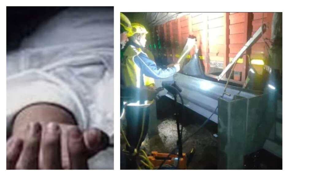 टायर के नीचे पत्थर लगाकर ट्रक रोकने की कोशिश बनी जानलेवा