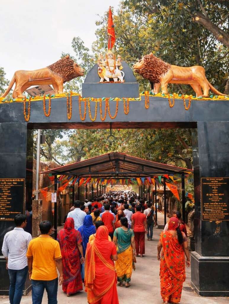 चैत्र नवरात्रि के प्रथम दिन लालकुआँ में उमड़ा आस्था का सैलाब, माँ अवंतिका कुंज देवी मंदिर में भक्तों ने किए दर्शन