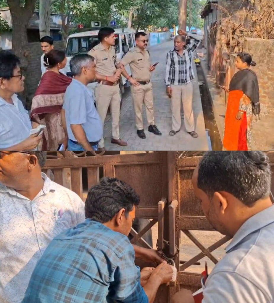 लालकुआं (बड़ी खबर) न्यायालय में विचाराधीन मामले में प्रशासन की कार्रवाई, भूमि मुक्त कर लगाई सील