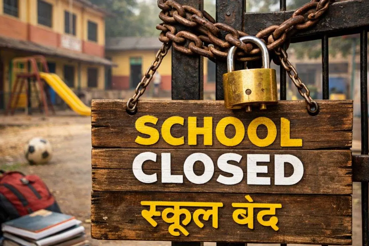 (रुद्रपुर) फीस जमा, पढ़ाई शुरू…और अचानक बंद हो गया स्कूल : ‘बच्चों का भविष्य बर्बाद मत करो’—स्कूल पहुंचे अभिभावकों का हंगामा