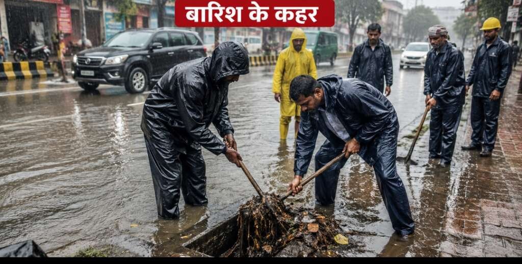 मानसून अलर्ट: भारी बारिश से पहले शहर में उतरी ‘नाला गैंग’