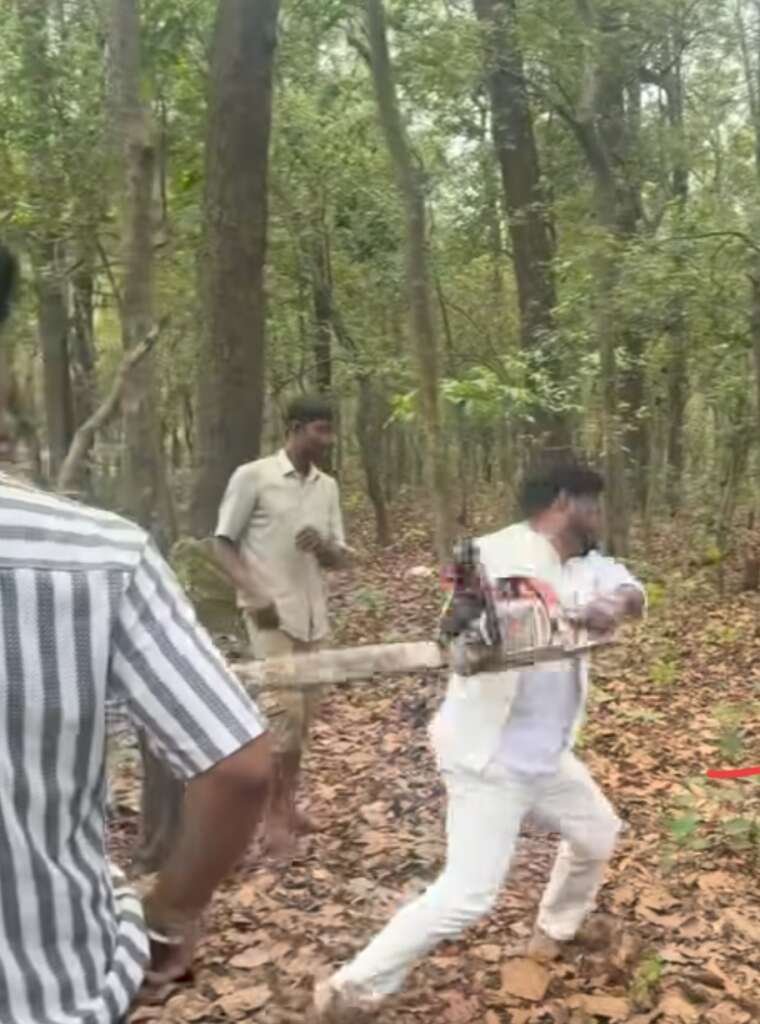 ऋषिकेश फोरलेन के लिए पेड़ कटान : पेड़ बचाने की जंग हुई उग्र पेड़ों से लिपटे प्रदर्शनकारी, आरा मशीन तोड़ी, पुलिस ने 13 को पकड़ा