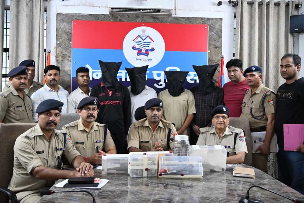 गोरापड़ाव डकैती कांड में पुलिस का बड़ा एक्शन, चार और बदमाश गिरफ्तार; अब तक 6 दबोचे, 6 फरार