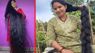 दुनिया में सबसे लंबे हल्द्वानी की रेणु के बाल, बनाया वर्ल्ड रिकॉर्ड; यूक्रेन की आलिया को पीछे छोड़ा